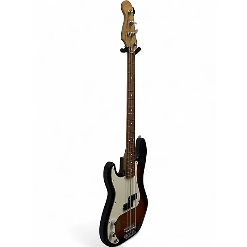 Used Fender Player Precision Bass 3 Color Sunburst Electric Bass Guitar
