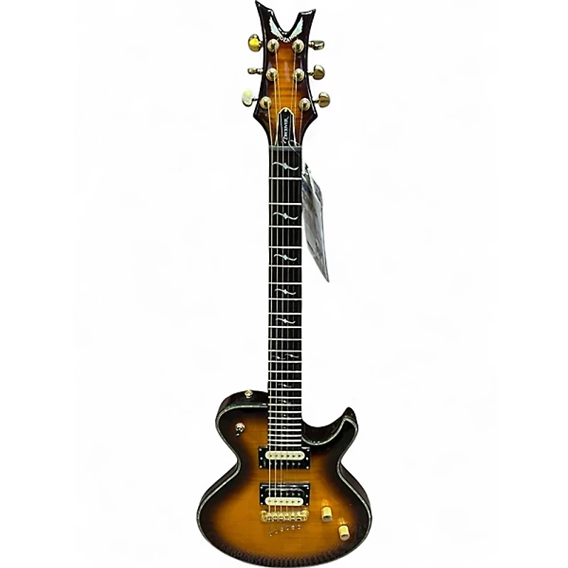 Used Dean Deceiver FMF 2 Tone Sunburst Solid Body Electric Guitar