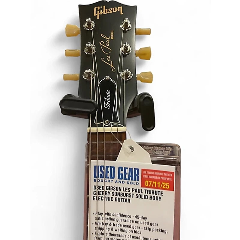 Used Gibson Les Paul Tribute Cherry Sunburst Solid Body Electric Guitar