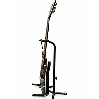 Used Schecter Guitar Research C1 Platinum Translucent Black Solid Body Electric Guitar