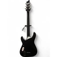 Used Schecter Guitar Research C1 Platinum Translucent Black Solid Body Electric Guitar