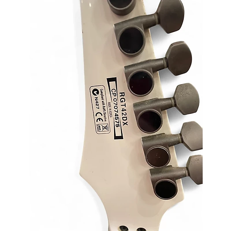 Used Ibanez RGT42DX White Solid Body Electric Guitar