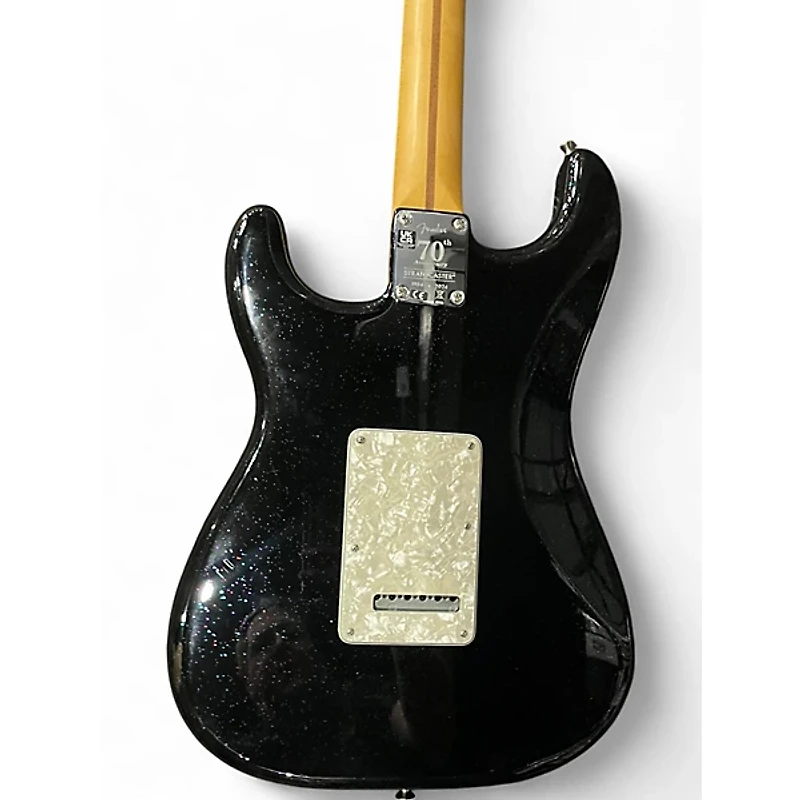 Used Fender 70th Anniversary Player Stratocaster Nebula Noir Solid Body Electric Guitar