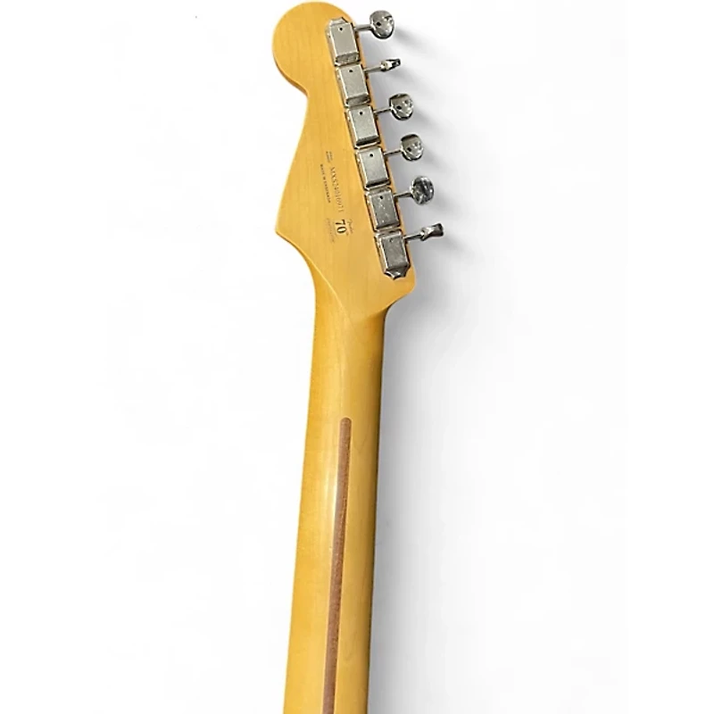 Used Fender 70th Anniversary Player Stratocaster Nebula Noir Solid Body Electric Guitar