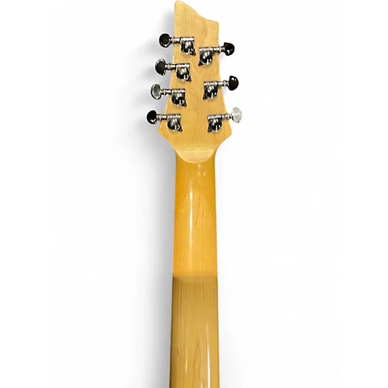 Used Schecter Guitar Research Damien Elite 7 Black Solid Body Electric Guitar