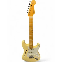 Used Fender ERIC JOHNSON THINLINE STRATOCASTER  Alpine White Hollow Body Electric Guitar