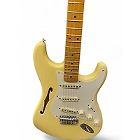 Used Fender ERIC JOHNSON THINLINE STRATOCASTER  Alpine White Hollow Body Electric Guitar