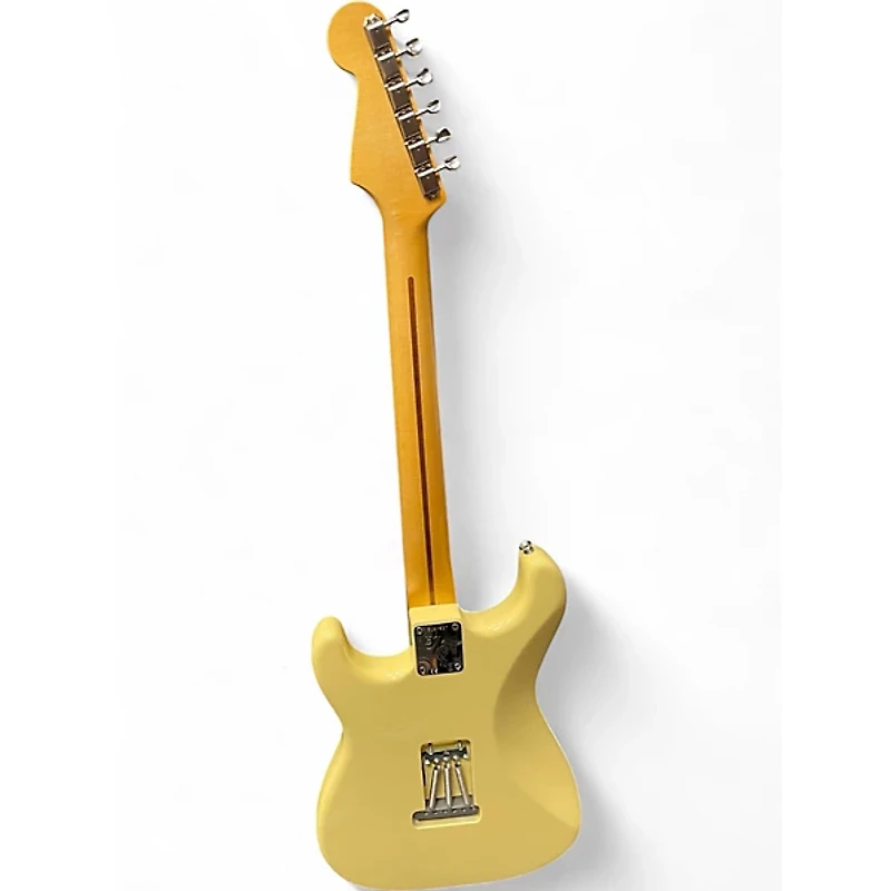 Used Fender ERIC JOHNSON THINLINE STRATOCASTER  Alpine White Hollow Body Electric Guitar