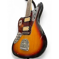 Used Fender Kurt Cobain Signature Jaguar Road Worn Sunburst Electric Guitar