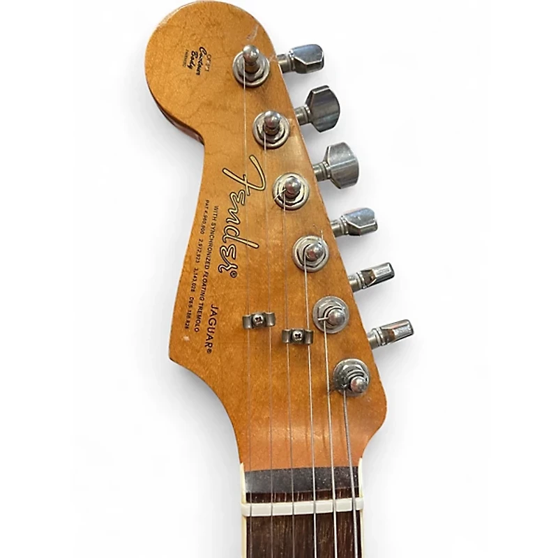 Used Fender Kurt Cobain Signature Jaguar Road Worn Sunburst Electric Guitar