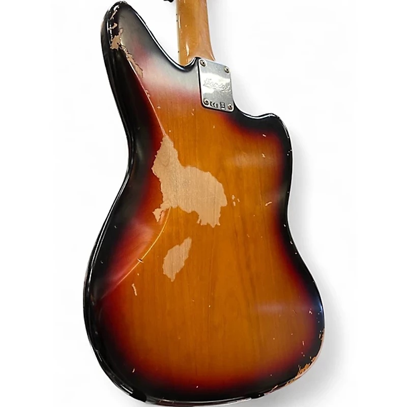 Used Fender Kurt Cobain Signature Jaguar Road Worn Sunburst Electric Guitar