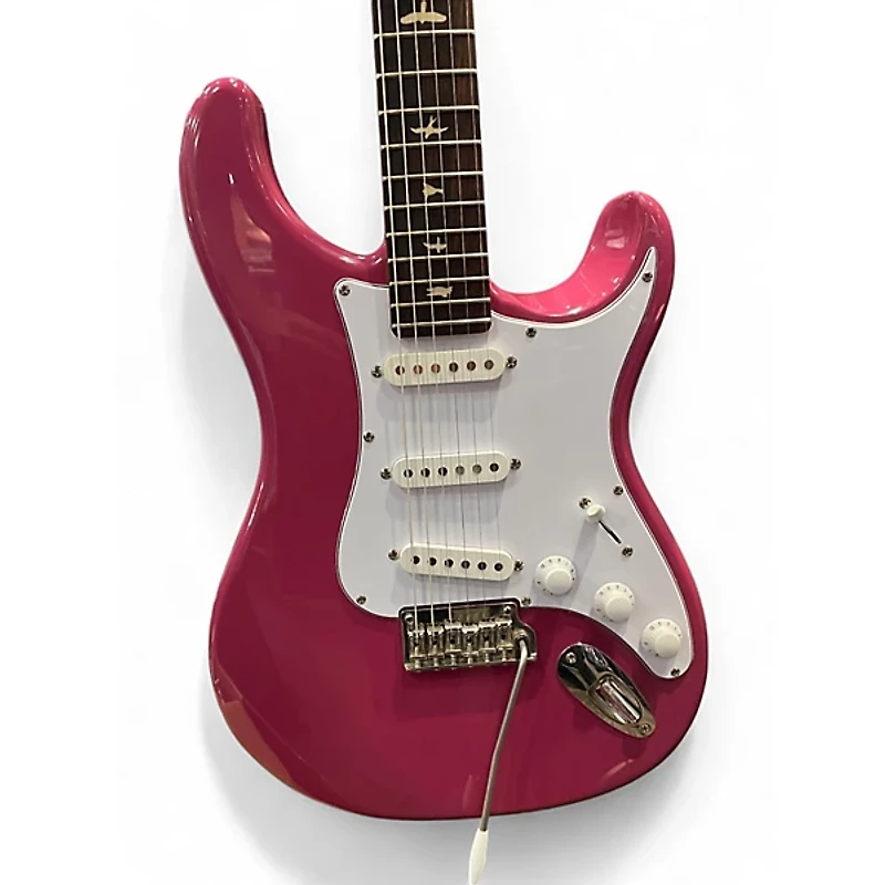 Used PRS SE Silver Sky Dragonfruit Solid Body Electric Guitar