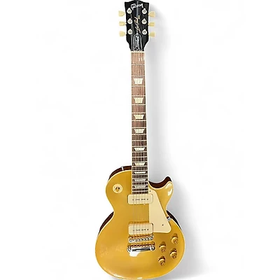 Used Gibson Les Paul Standard Gold Top Solid Body Electric Guitar