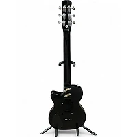 Used Silvertone St Style Black Solid Body Electric Guitar