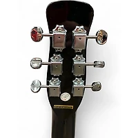 Used Silvertone St Style Black Solid Body Electric Guitar