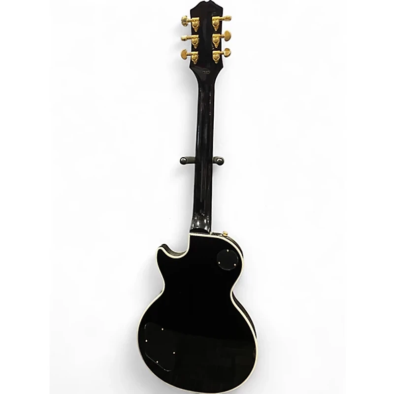 Used Epiphone Les Paul Custom Blackback Antique Ivory Solid Body Electric Guitar