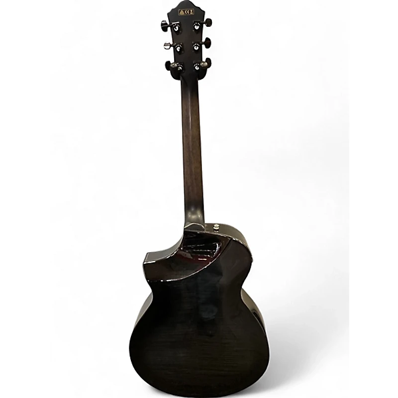 Used Ibanez aewC400-TKS Black Acoustic Electric Guitar