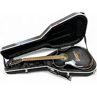 Used Ibanez aewC400-TKS Black Acoustic Electric Guitar