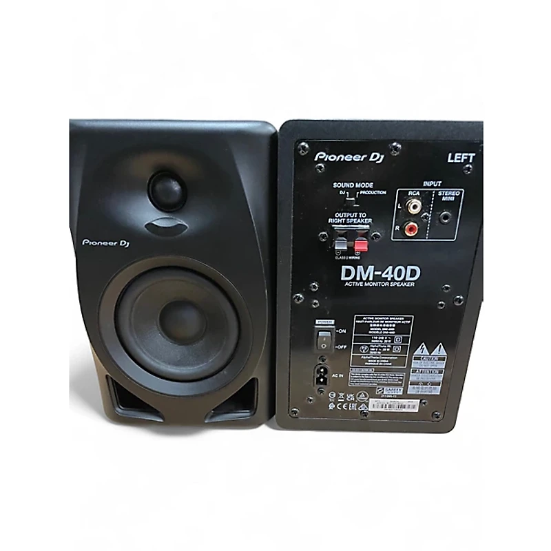 Used Pioneer DJ DM40D  Powered Monitor