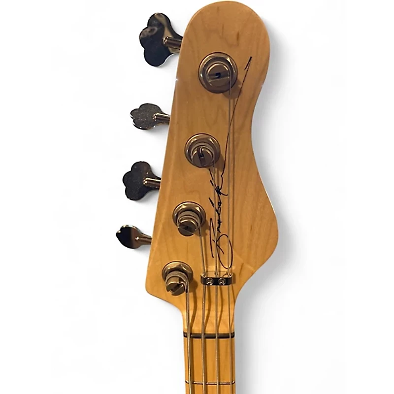 Used Brubaker JXB-USA-4 Black Satin Electric Bass Guitar