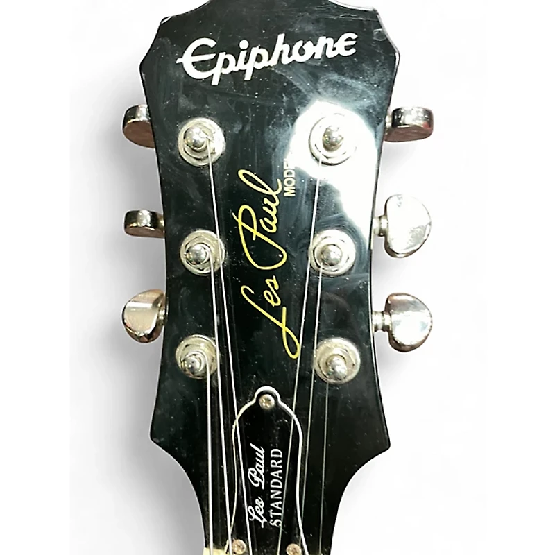 Used Epiphone Les Paul Standard Black Solid Body Electric Guitar