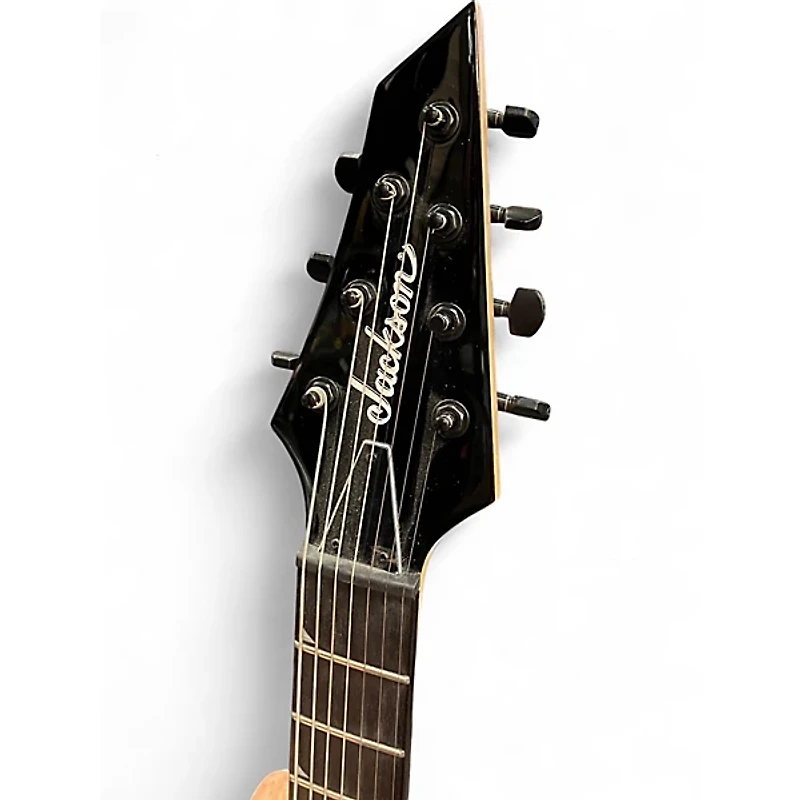 Used Jackson SLATXF7 Soloist 7 String Black Solid Body Electric Guitar