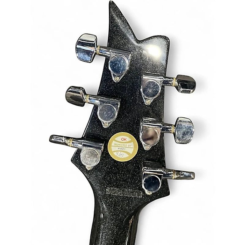 Used Silvertone Paul Stanley PSSN1 Black Solid Body Electric Guitar