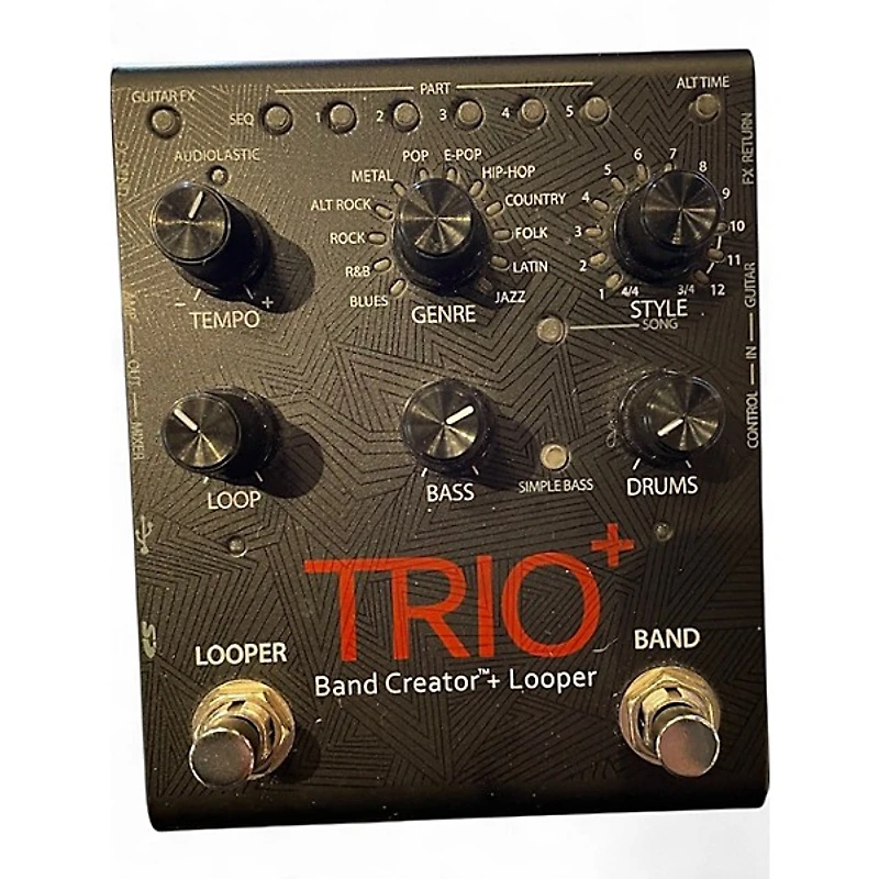 Used DigiTech Trio+ Band Creator Plus Looper Pedal