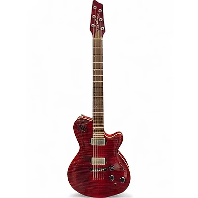 Used Godin LGX-SA Wine Red Solid Body Electric Guitar