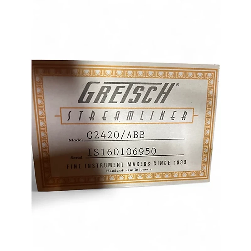 Used Gretsch Guitars G2420 Aged Brooklyn Burst Hollow Body Electric Guitar