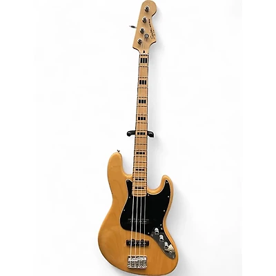 Used Squier Classic Vibe 70s Jazz Bass Natural Electric Bass Guitar