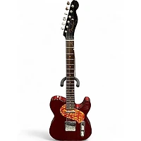 Used Fender Raphael Saadiq Telecaster Dark Red Metallic Solid Body Electric Guitar
