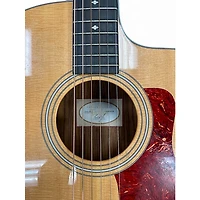 Used Taylor 214CE Deluxe Natural Acoustic Electric Guitar