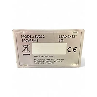 Used Marshall SV212 140W 2X12 Guitar Cabinet