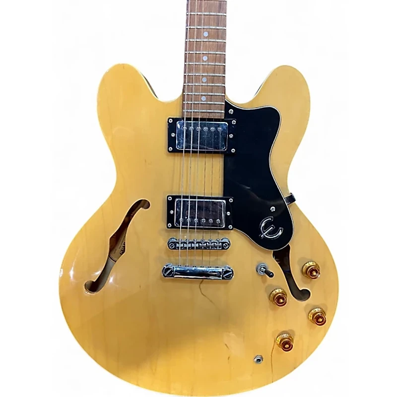 Used Epiphone Dot Natural Hollow Body Electric Guitar