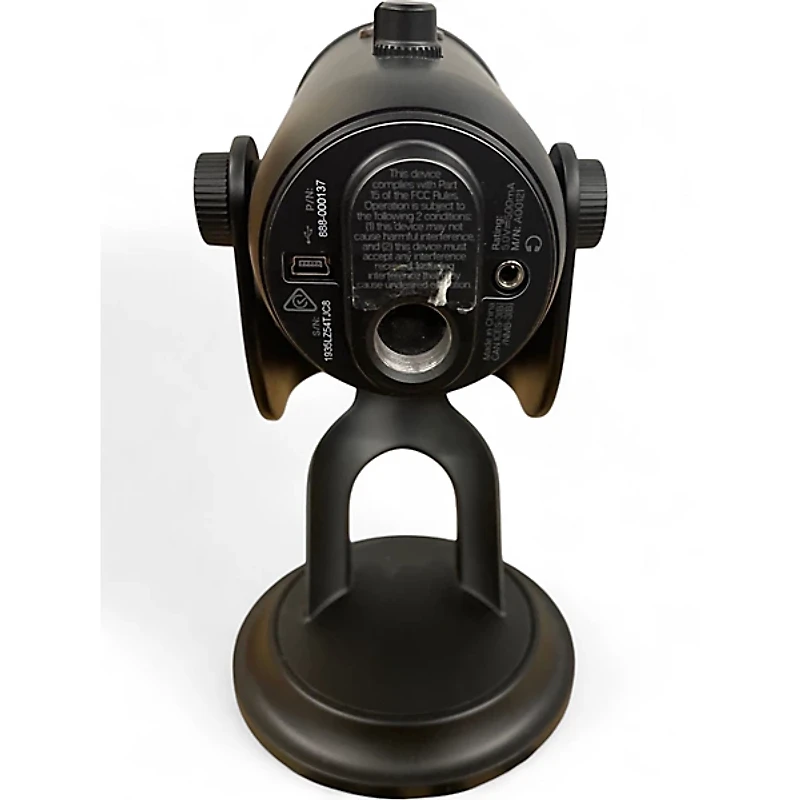 Used Blue Yeti Blackout USB Microphone