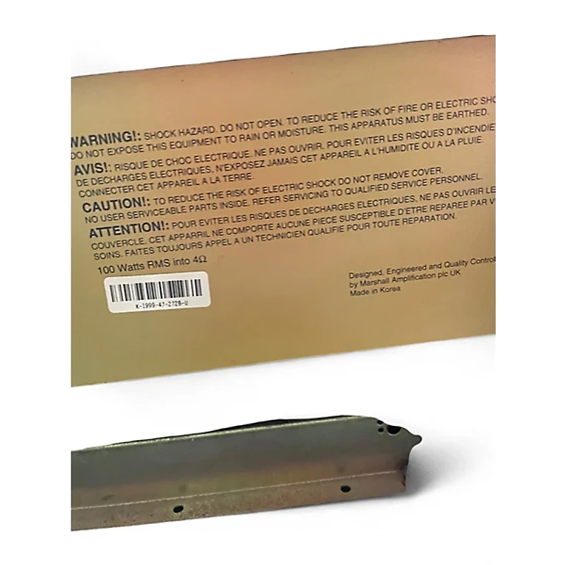 Used Marshall G100RCD Solid State Guitar Amp Head