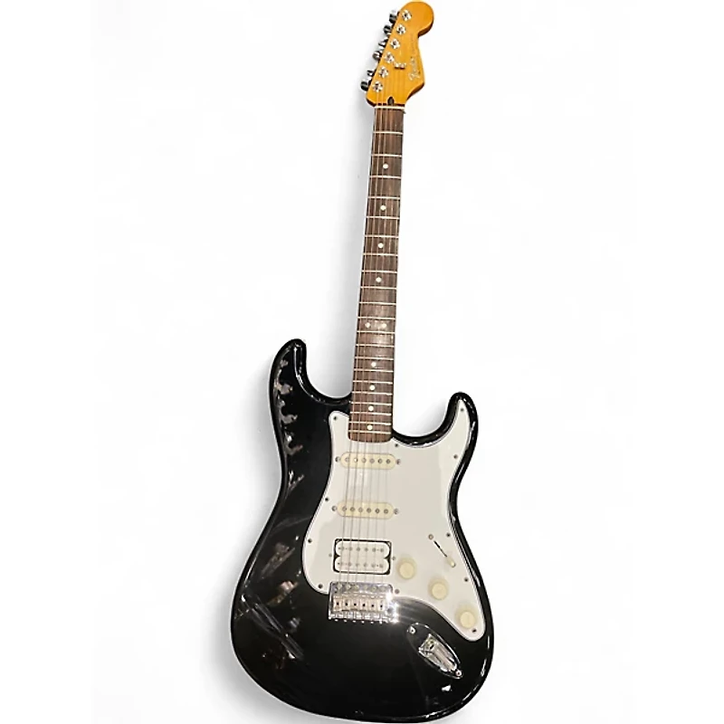 Used Fender Lone Star Stratocaster Black Solid Body Electric Guitar