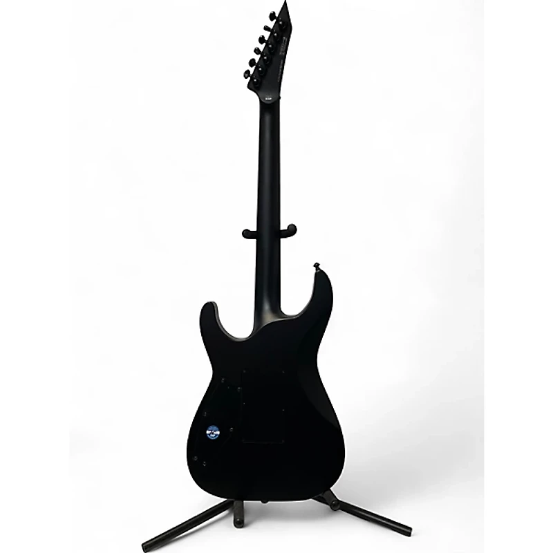 Used ESP LTD Black Metal Black Solid Body Electric Guitar