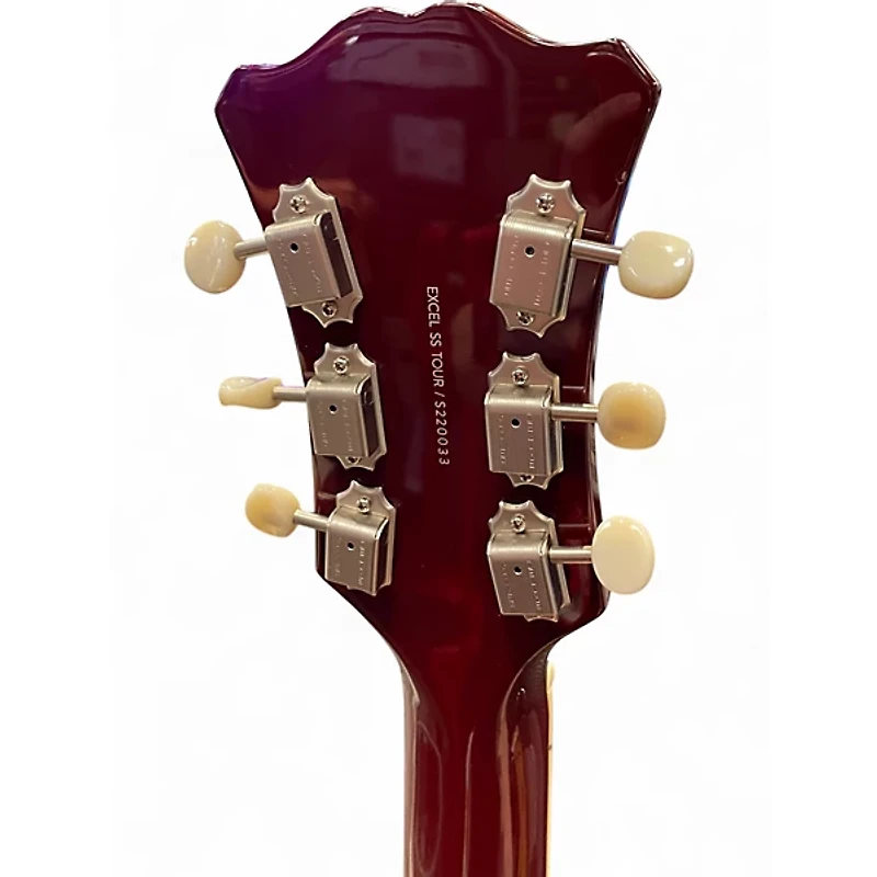 Used D'Angelico EXCEL - SS TOUR Wine Red Hollow Body Electric Guitar