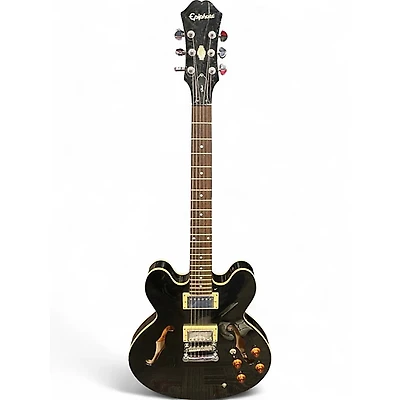 Used Epiphone Dot Black Hollow Body Electric Guitar