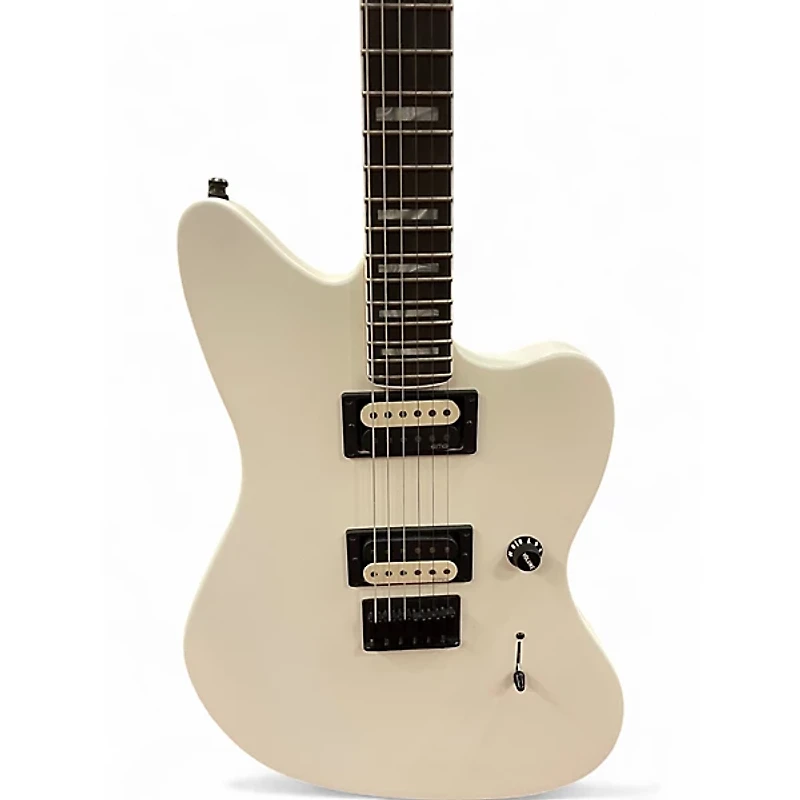 Used Fender Jim Root Signature Jazzmaster White Solid Body Electric Guitar