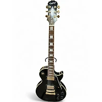 Used Epiphone Les Paul Custom Black Solid Body Electric Guitar