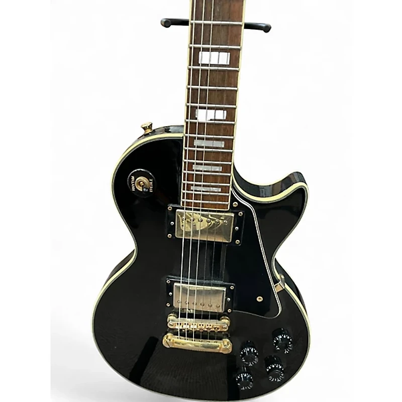 Used Epiphone Les Paul Custom Black Solid Body Electric Guitar