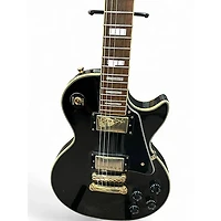 Used Epiphone Les Paul Custom Black Solid Body Electric Guitar
