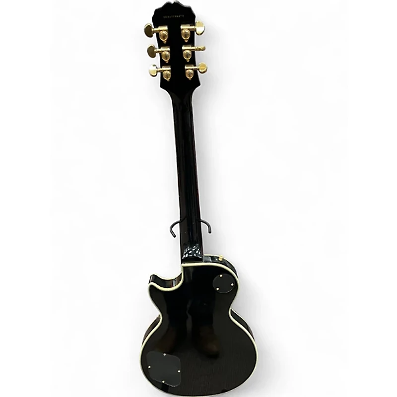 Used Epiphone Les Paul Custom Black Solid Body Electric Guitar