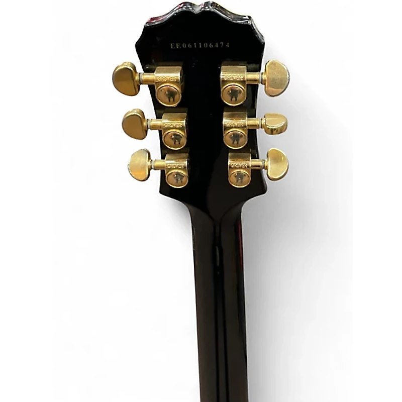 Used Epiphone Les Paul Custom Black Solid Body Electric Guitar