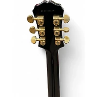 Used Epiphone Les Paul Custom Black Solid Body Electric Guitar