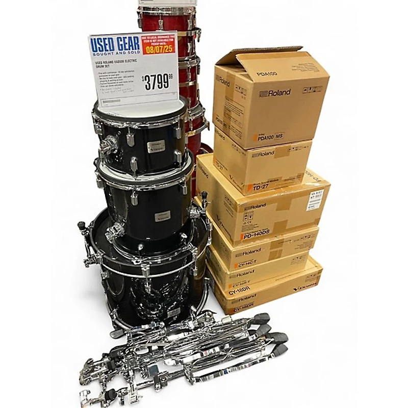 Used Roland VAD506 Electric Drum Set
