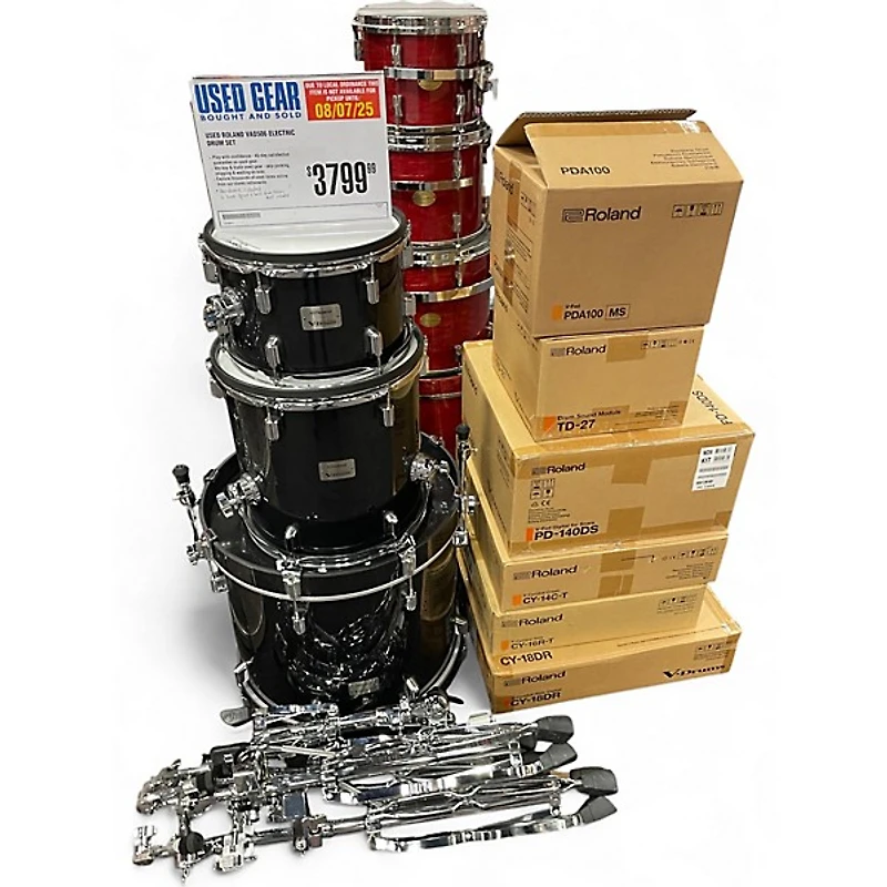 Used Roland VAD506 Electric Drum Set